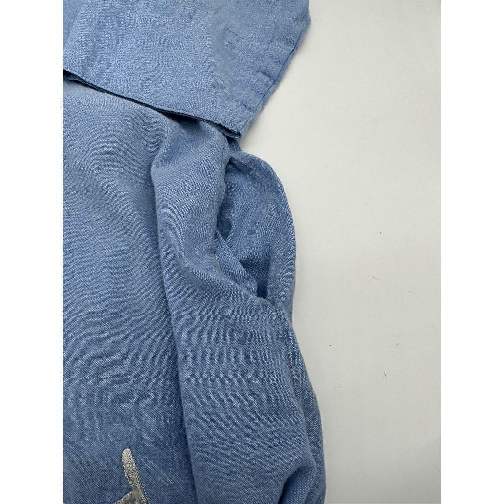 Antica Sartoria Tunic For Women Embroidered and Beaded Sz 2 Button Down & Pocket - Picture 5 of 10